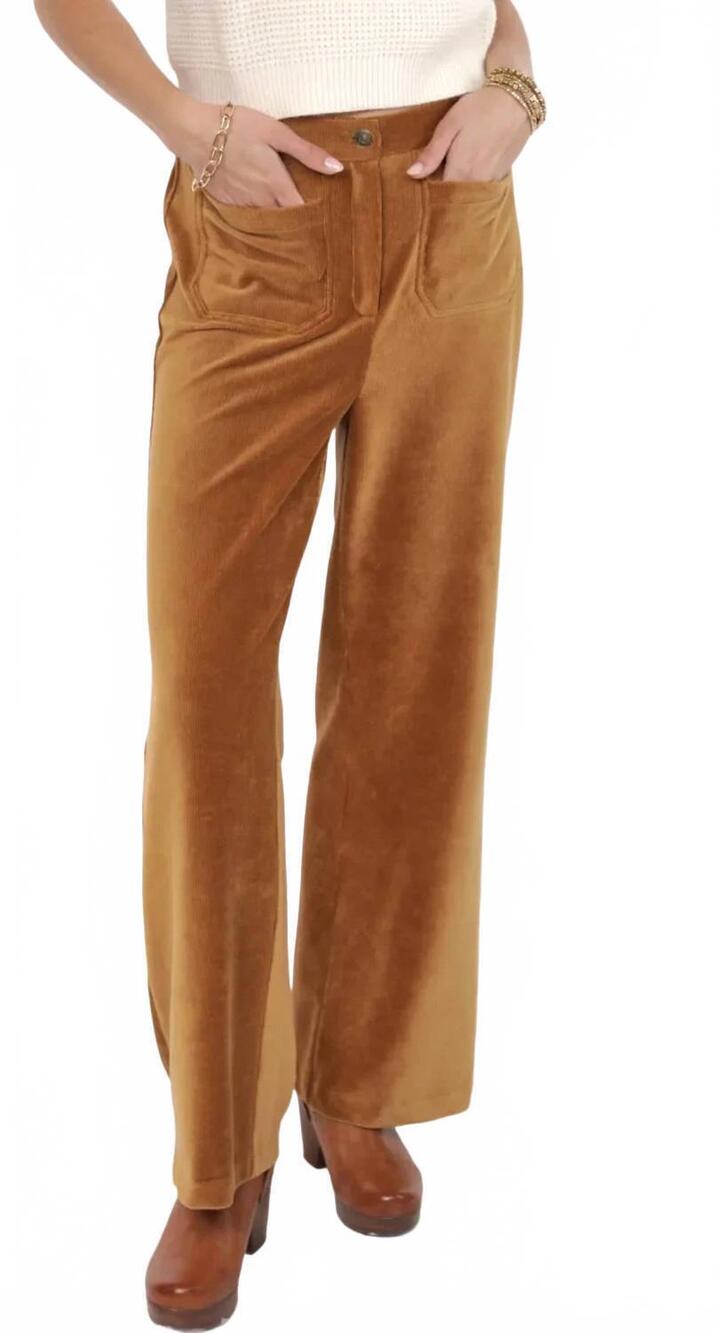 NEW SADIE & SAGE morrison corduroy pants in brown